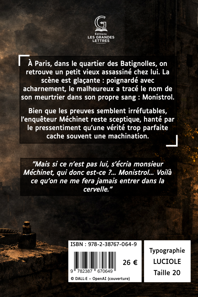 LE PETIT VIEUX DES BATIGNOLLES - ÉMILE GABORIAU (TAILLE 20)