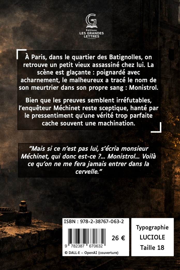 LE PETIT VIEUX DES BATIGNOLLES - ÉMILE GABORIAU (TAILLE 18)