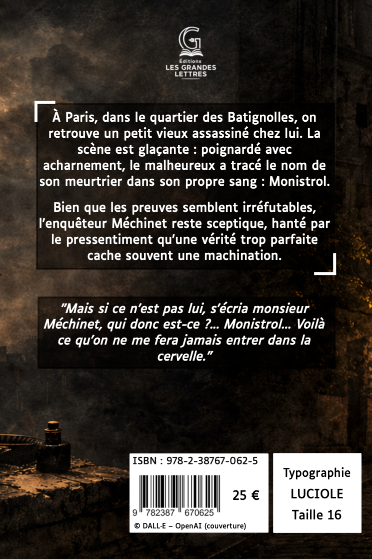 LE PETIT VIEUX DES BATIGNOLLES - ÉMILE GABORIAU (TAILLE 16)