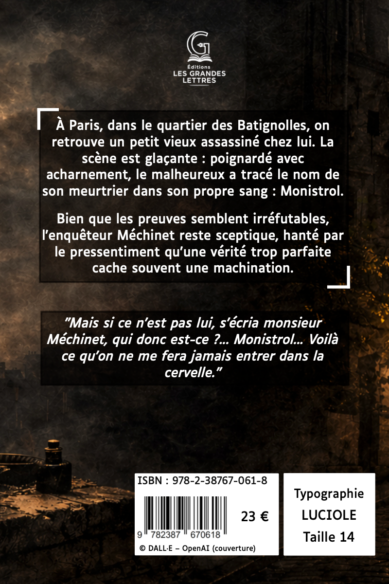LE PETIT VIEUX DES BATIGNOLLES - ÉMILE GABORIAU (TAILLE 14)