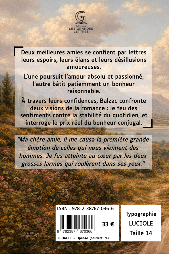 MÉMOIRES DE DEUX JEUNES MARIÉES - HONORÉ DE BALZAC (TAILLE 14)