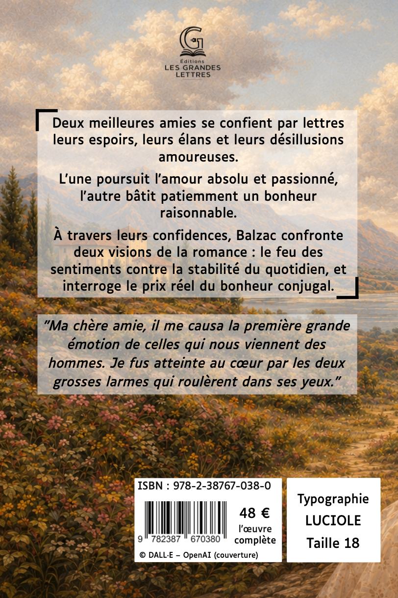 MÉMOIRES DE DEUX JEUNES MARIÉES - HONORÉ DE BALZAC (TAILLE 18)