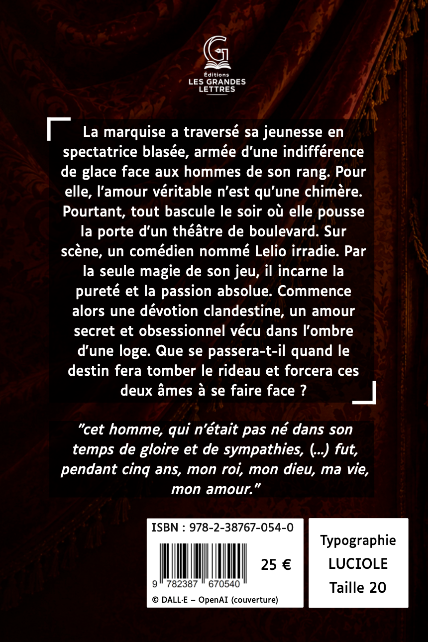 LA MARQUISE - GEORGE SAND (TAILLE 20)