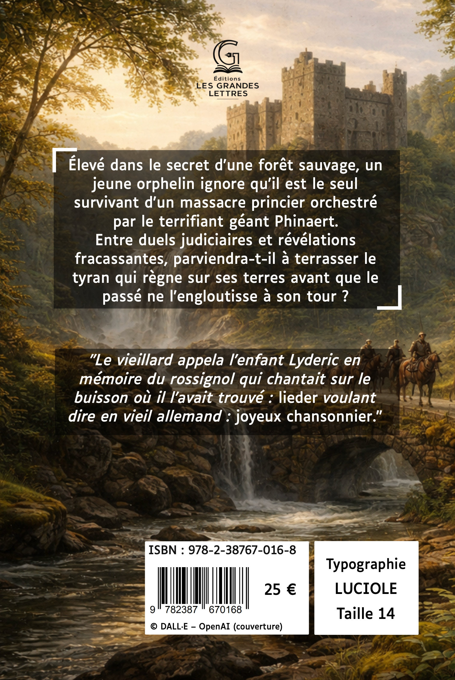 LES AVENTURES DE LYDERIC - ALEXANDRE DUMAS (TAILLE 14)