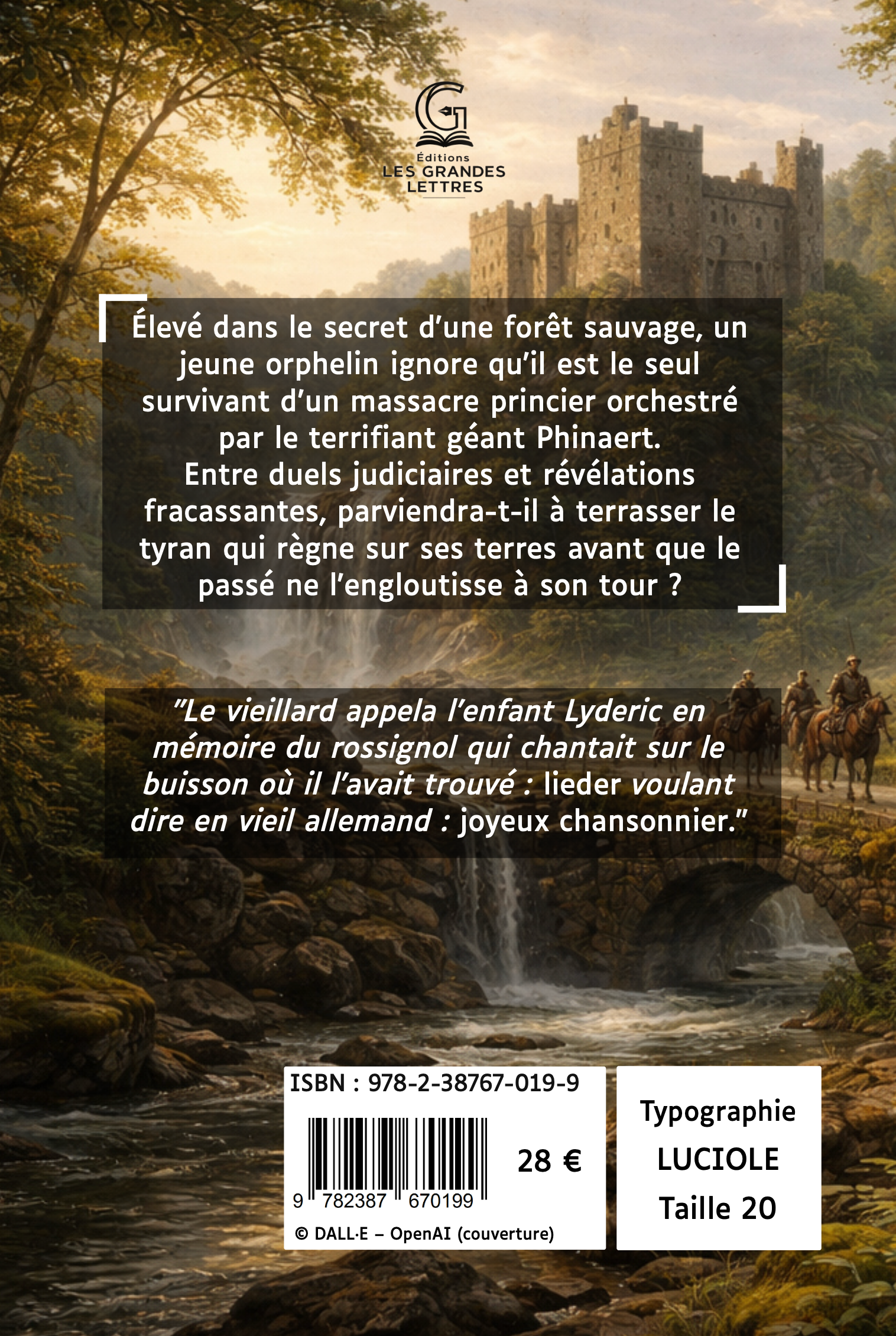 LES AVENTURES DE LYDERIC - ALEXANDRE DUMAS (TAILLE 20)