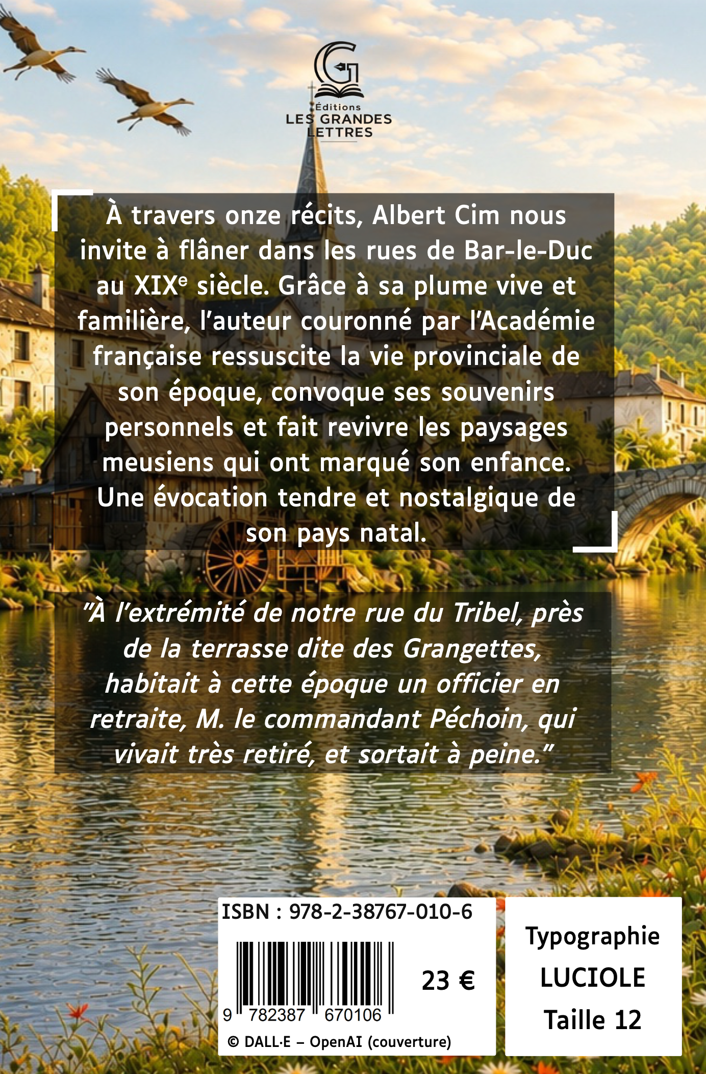 CONTES ET SOUVENIRS DE MON PAYS - ALBERT CIM (TAILLE 12)