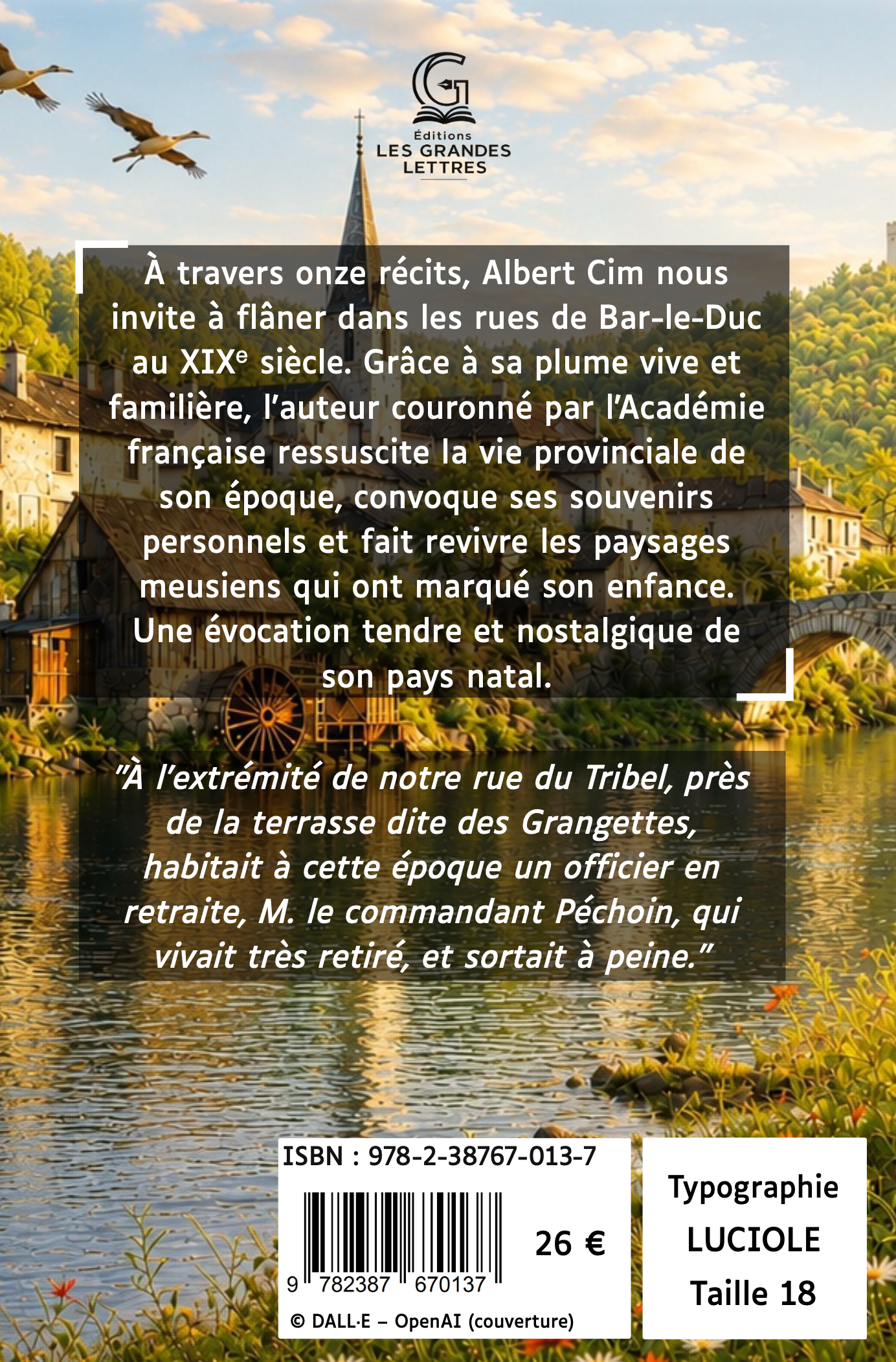 CONTES ET SOUVENIRS DE MON PAYS - ALBERT CIM (TAILLE 18)