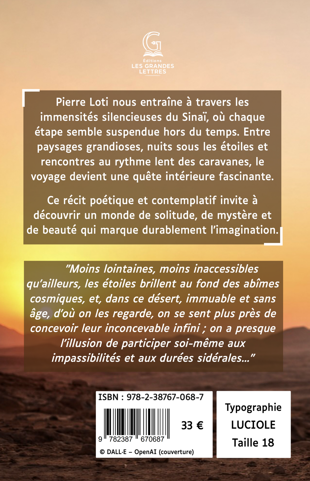 LE DÉSERT_PIERRE LOTI (TAILLE 18)