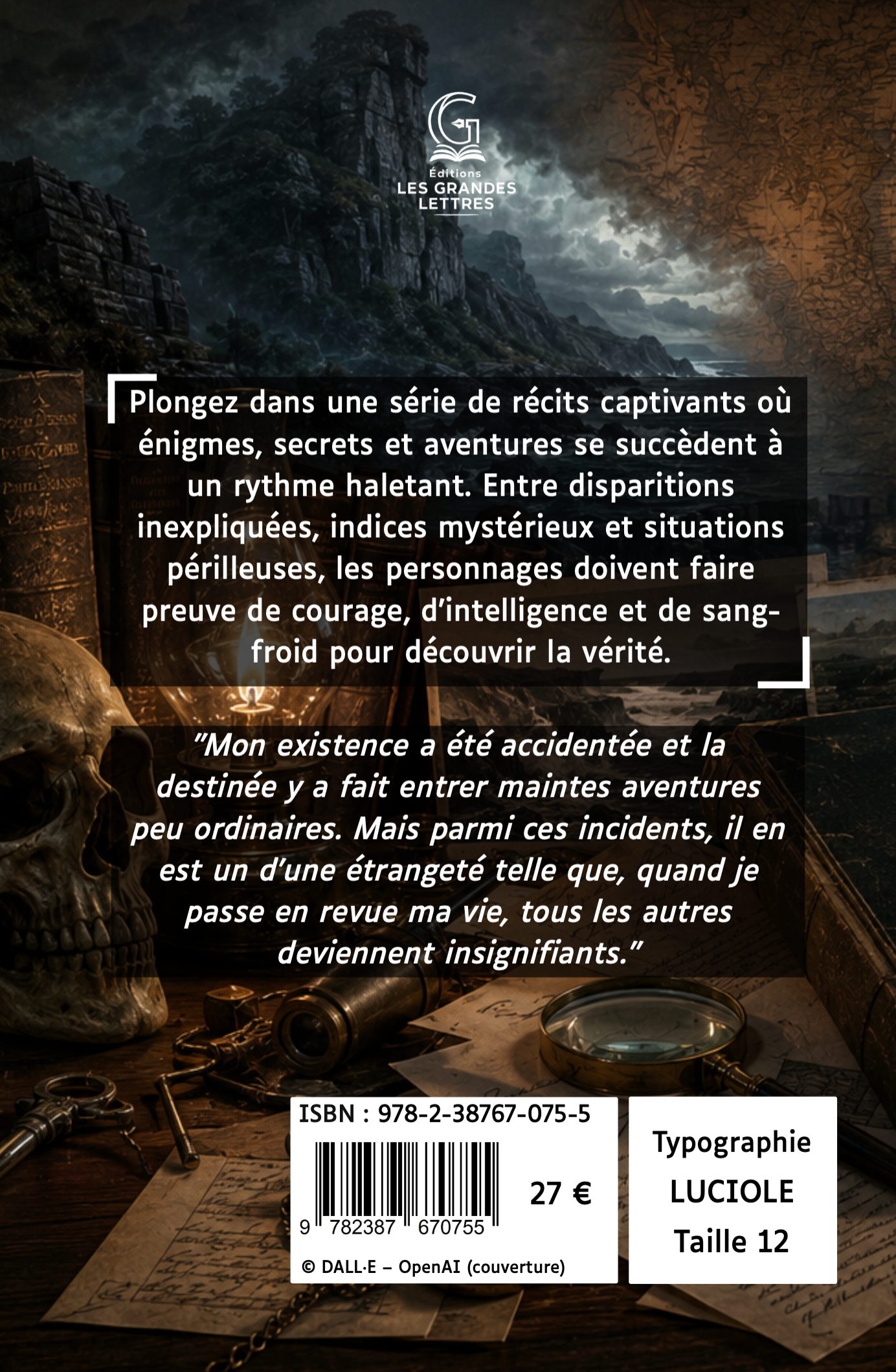 NOUVEAUX MYSTÈRES ET AVENTURES - ARTHUR CONAN DOYLE (TAILLE 12)