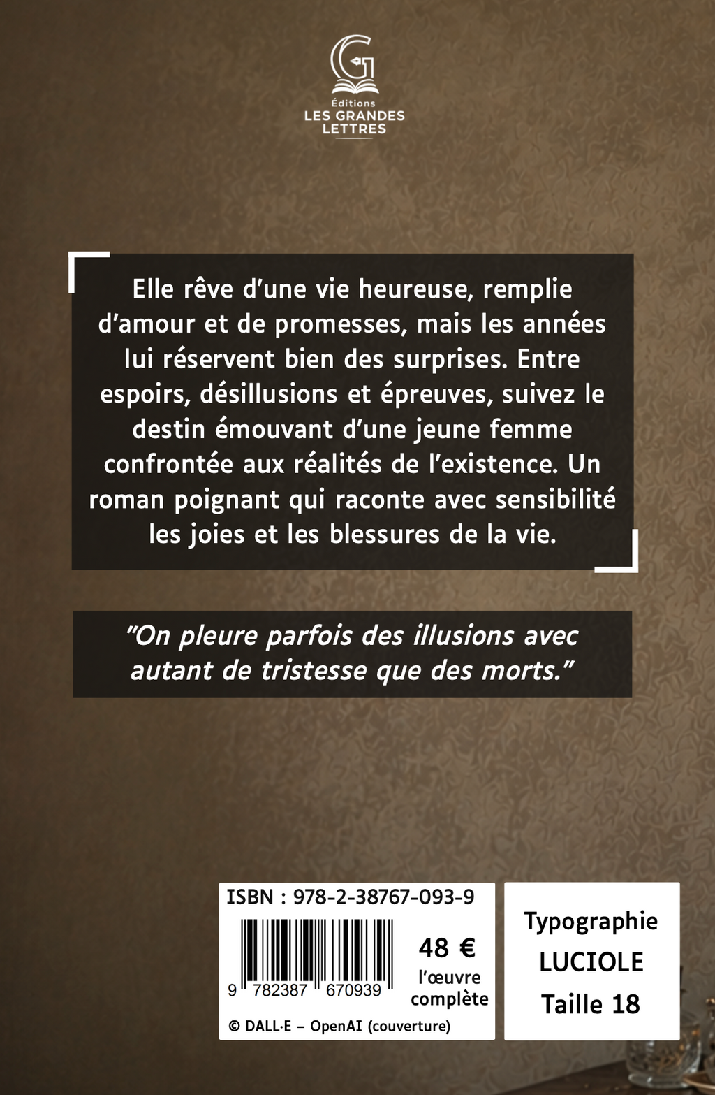 UNE VIE - GUY DE MAUPASSANT (TAILLE 18)