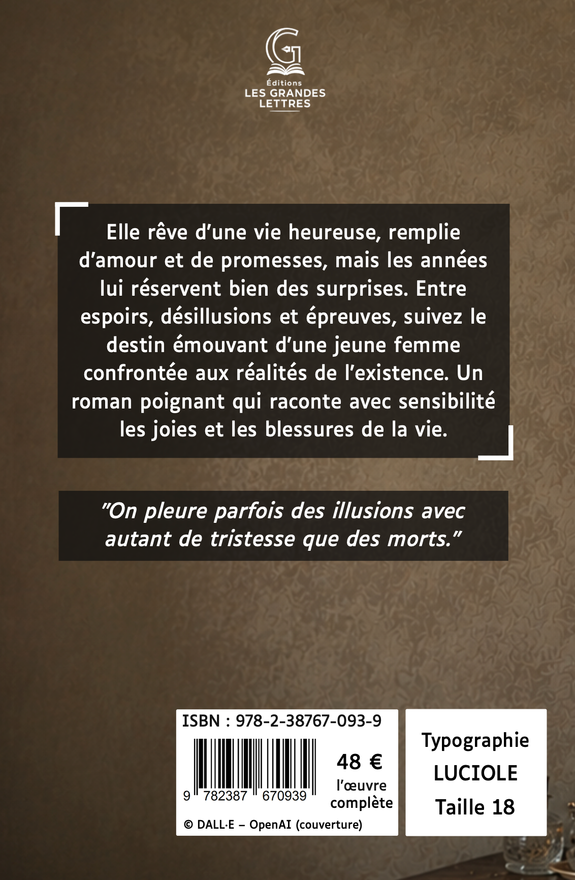 UNE VIE - GUY DE MAUPASSANT (TAILLE 18)
